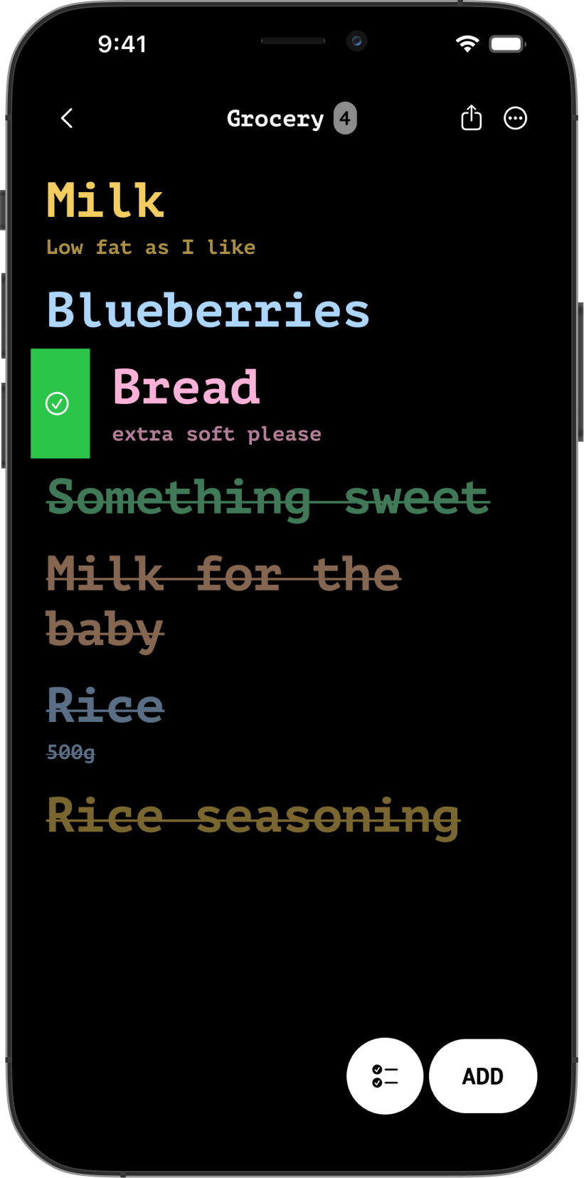 App screenshoot